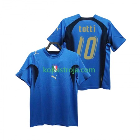 Billiga Fotbollströjor Italien Totti 20 2006 Retro Hemma tröja Kortärmad